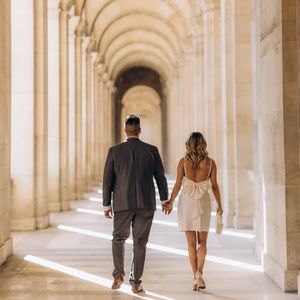 Ivory White Wedding Bridal Bow Back Mini Dress Forever New